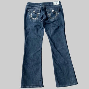 True Religion High Rise Boot Jeans With Studded Pockets